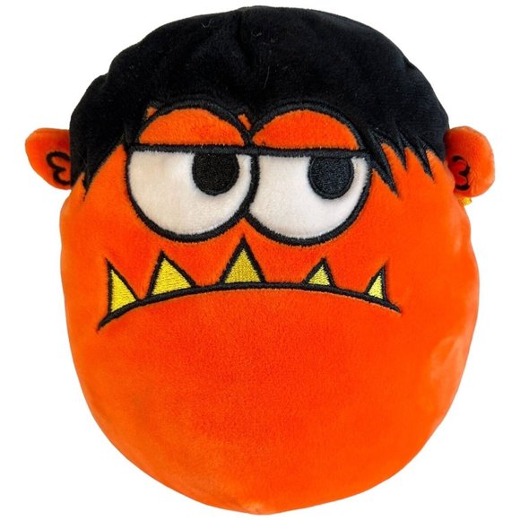 Ryan’s World Squishmallow Plush Moe The Monster 7 Inch Halloween Orange Stuffed - Picture 1 of 8